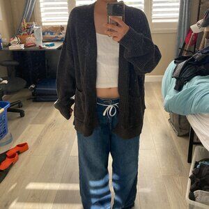 Oversize Dark Grey Cartigan